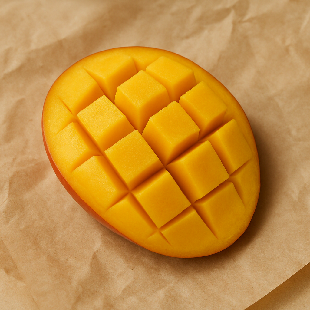 Sweet mango pieces