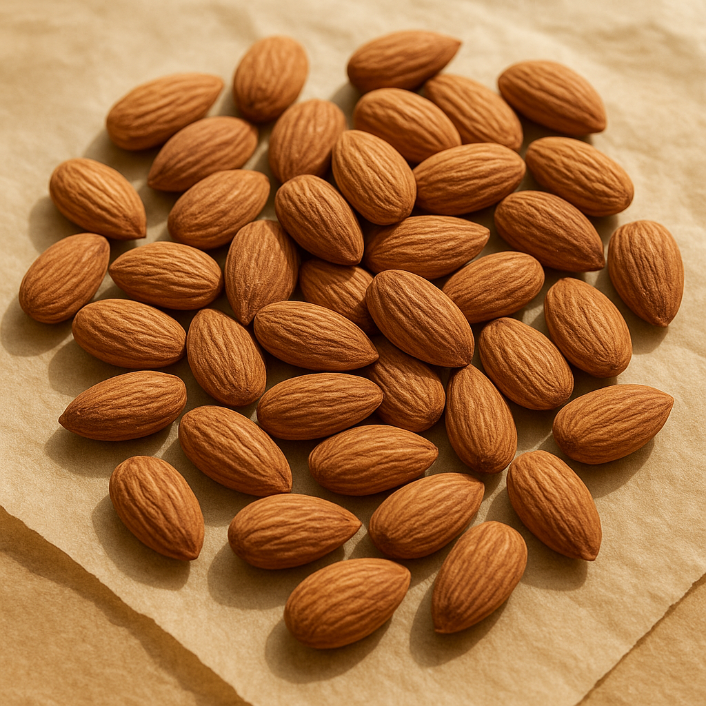 Whole shelled almonds