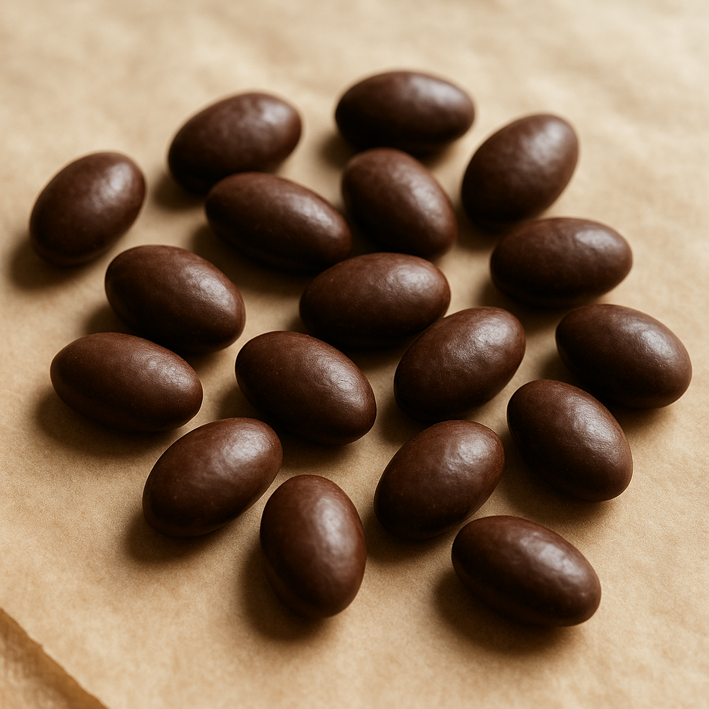 Chocolate covered almonds