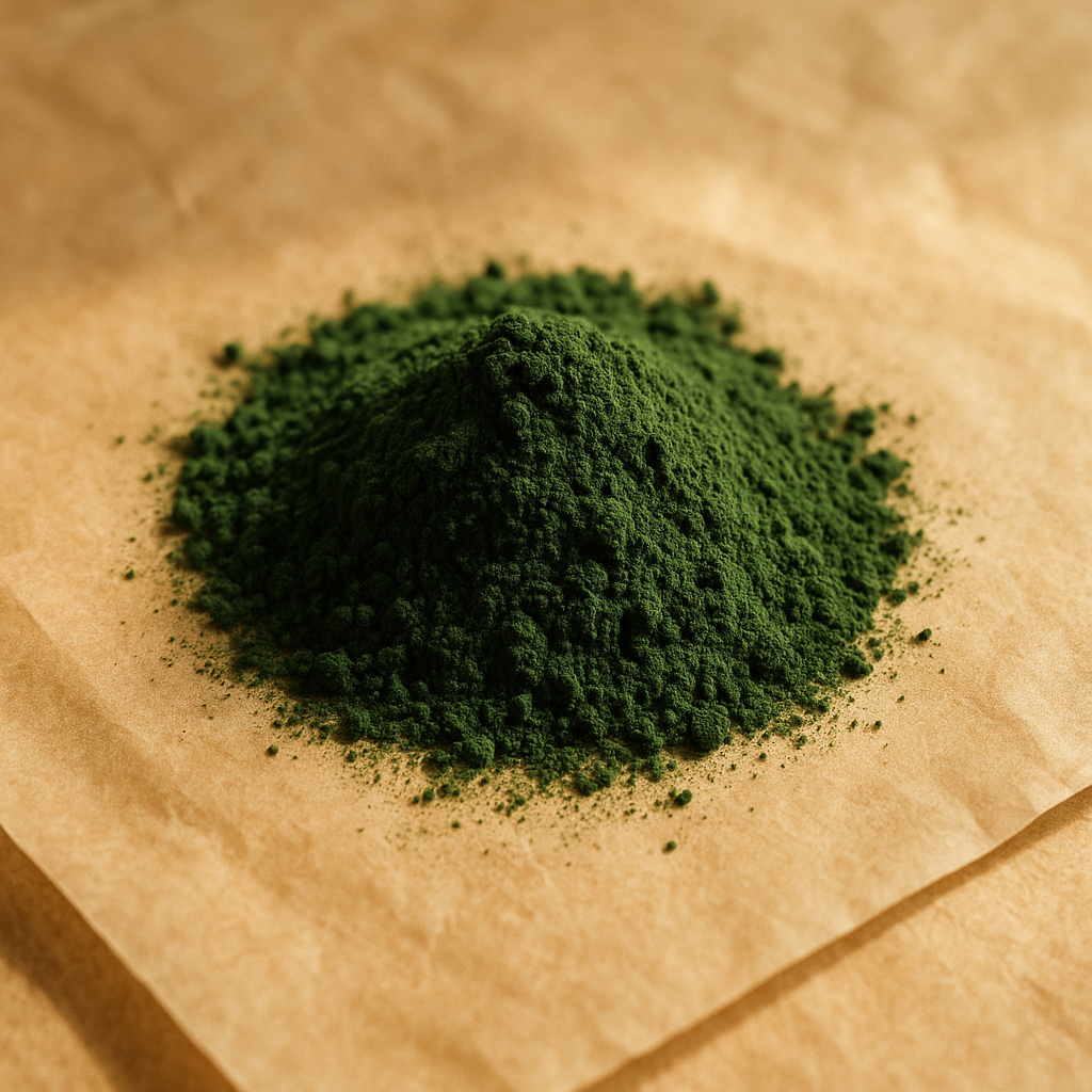Organic chlorella powder