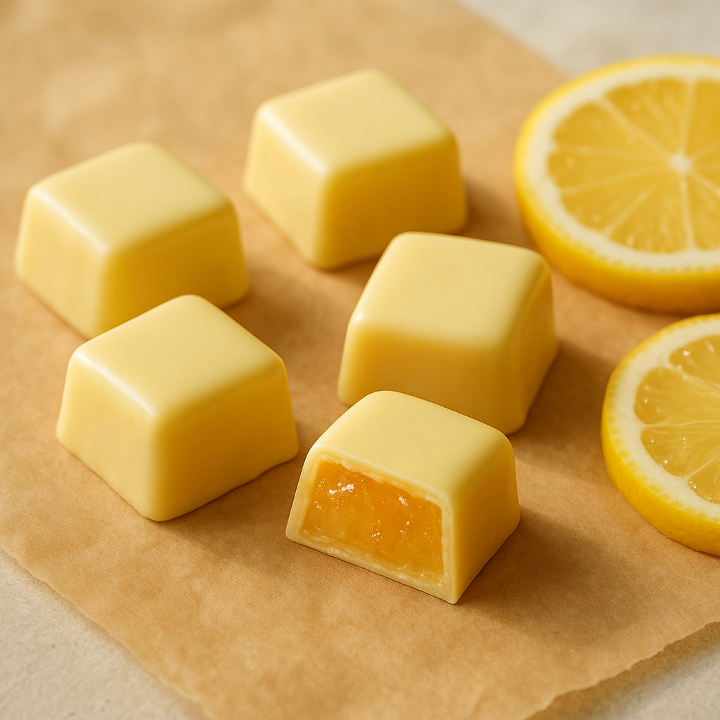 Honey lemon hard candies