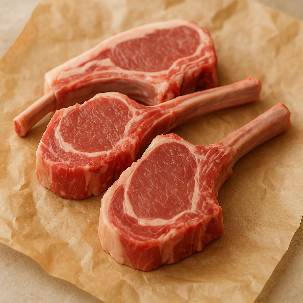 Bone-in lamb loin roast