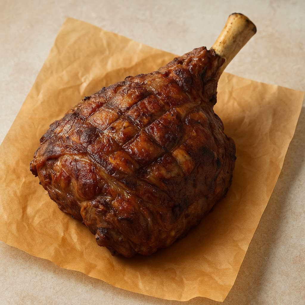 Bone-in lamb shoulder roast