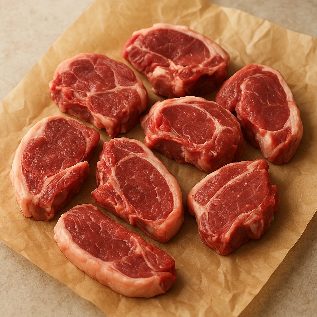 Boneless lamb cuts