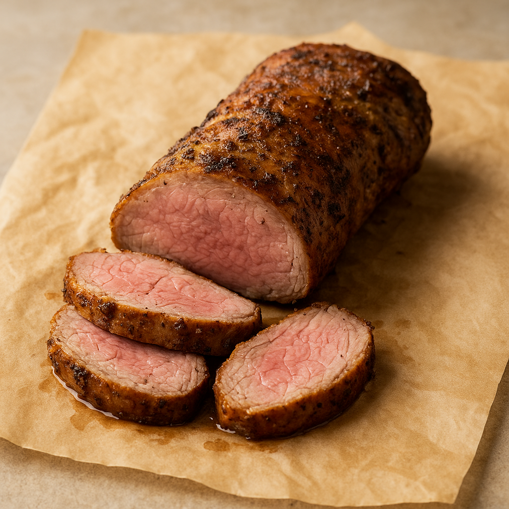 Boneless lamb loin roast