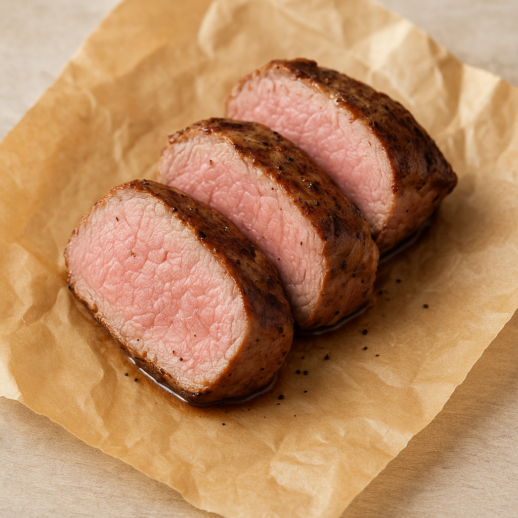 Boneless lamb sirloins