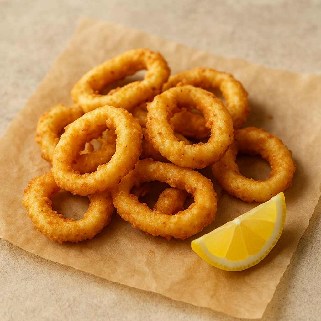 Breaded squid rings