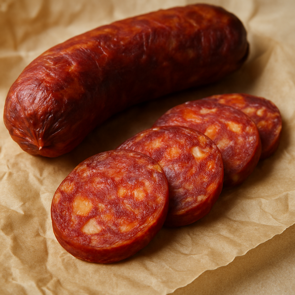 Smoked pork sausage links