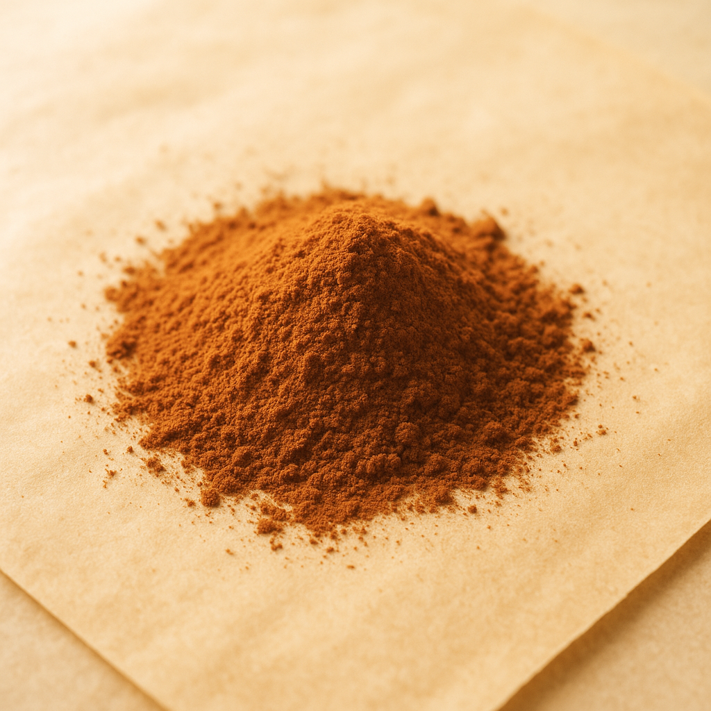 Ground cinnamon spice