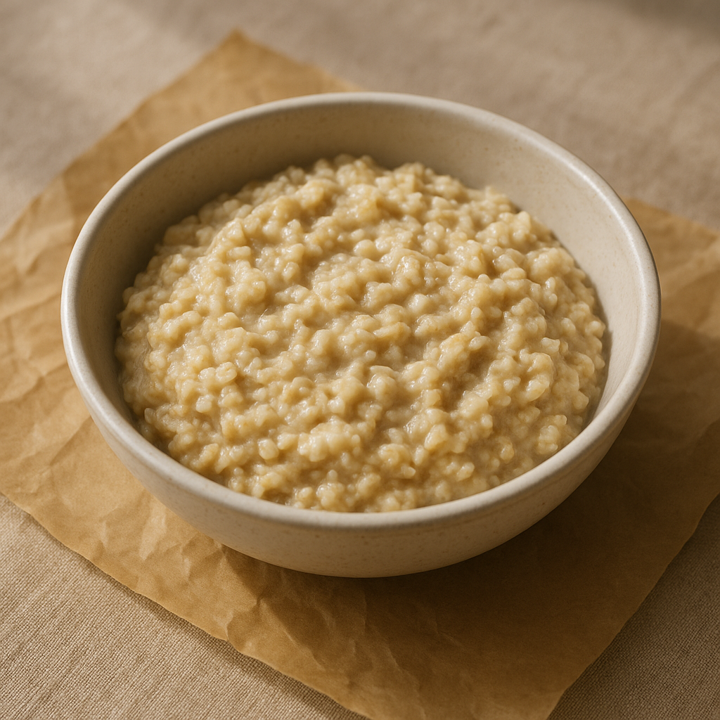 Rolled oats in a bag