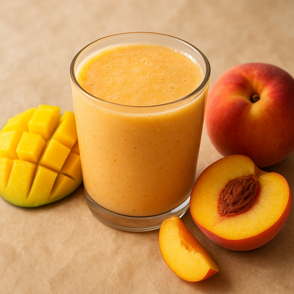 Peach mango flavored powder