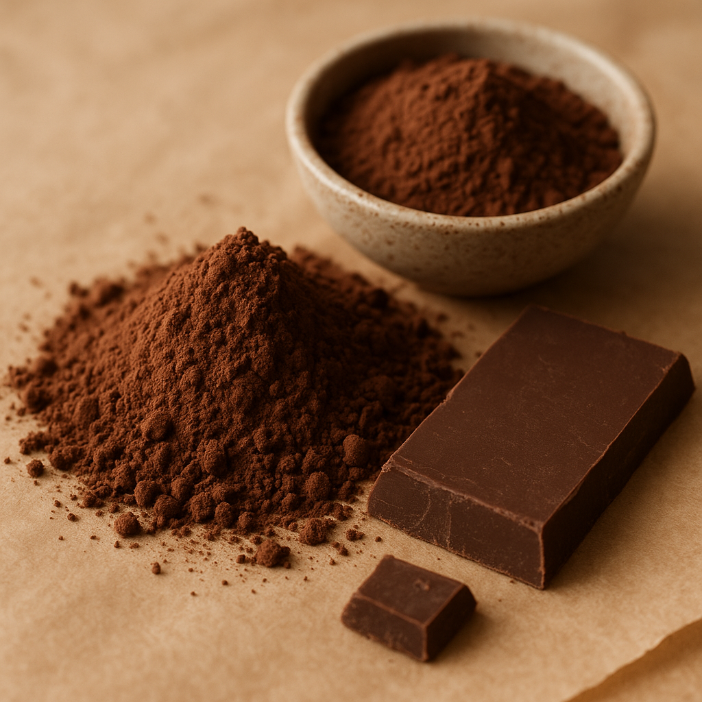 Organic cacao powder