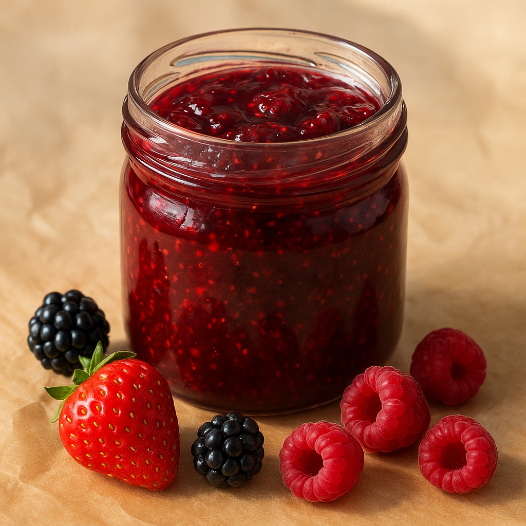 Red fruit spread