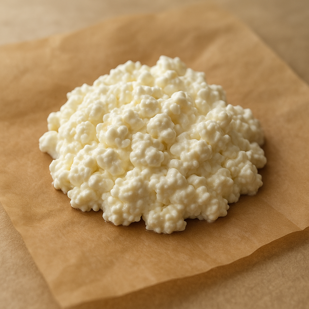 A container of cottage cheese