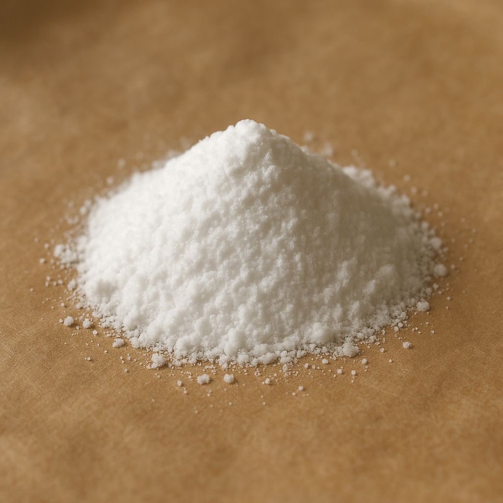 White powder in a scoop