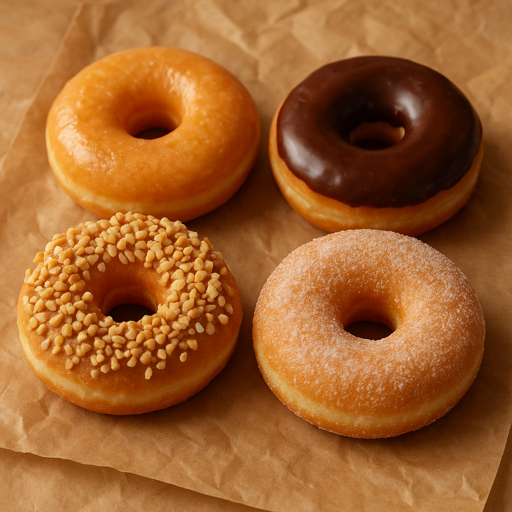 Chocolate covered cake donut