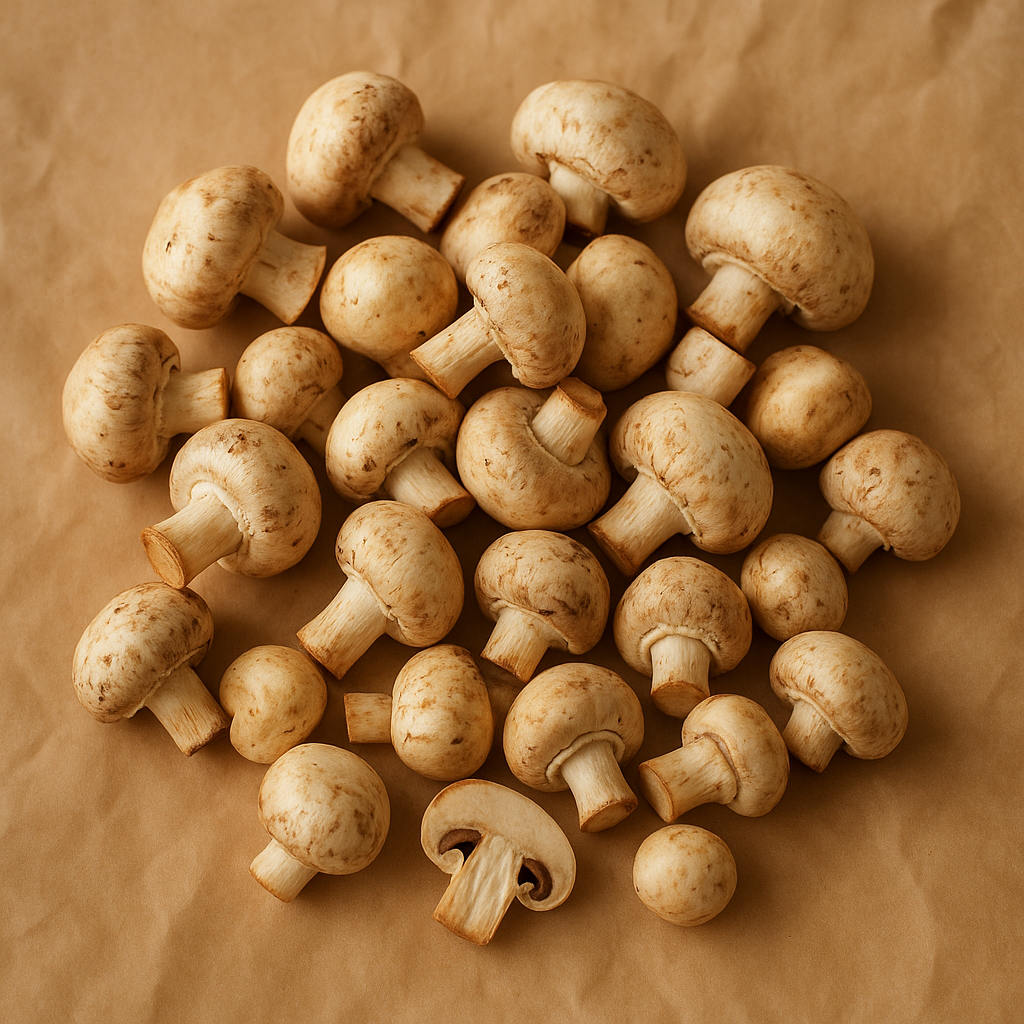 Dried mushroom pieces