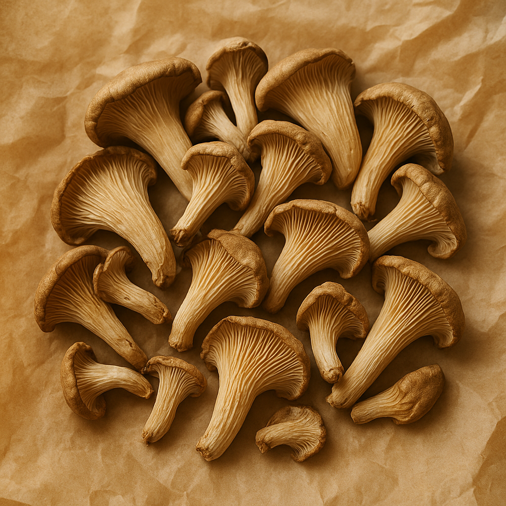 Dried oyster mushrooms