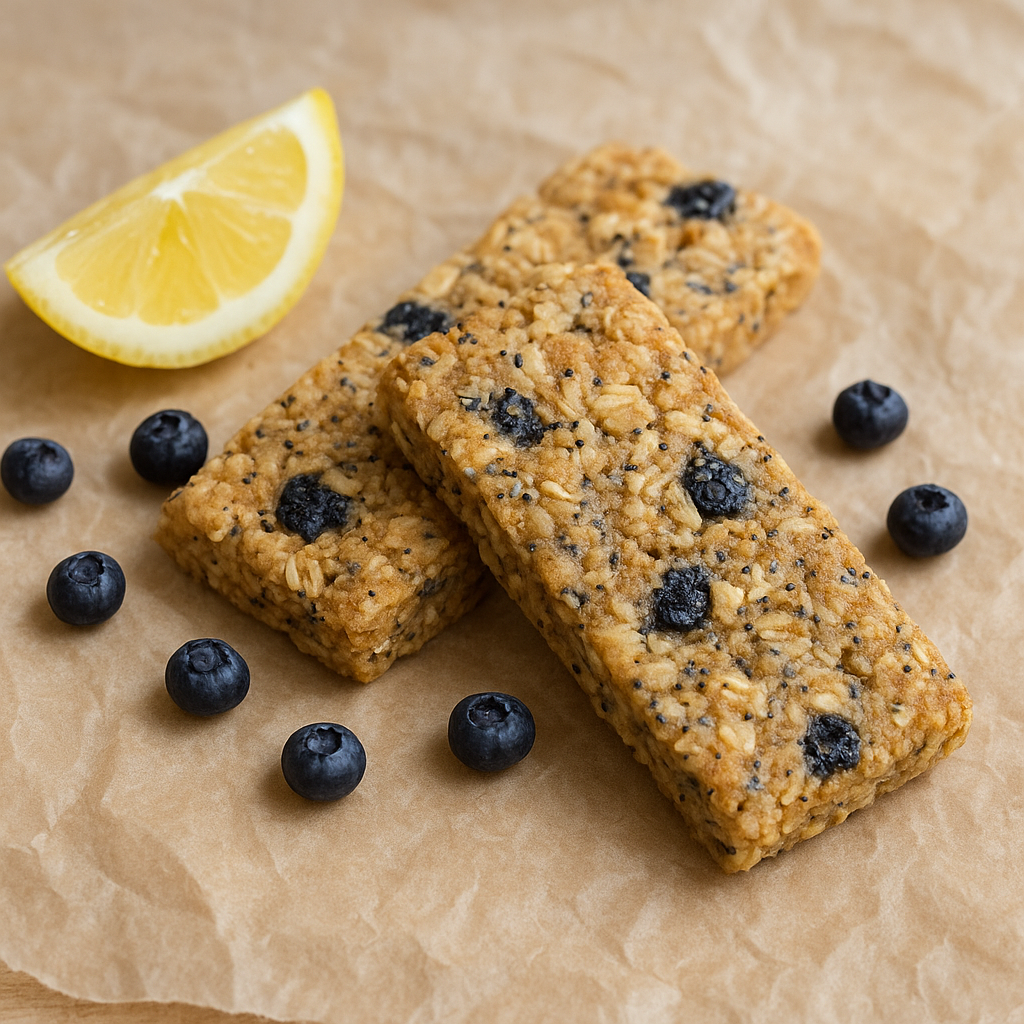 Chewy caramel blondie snack bar
