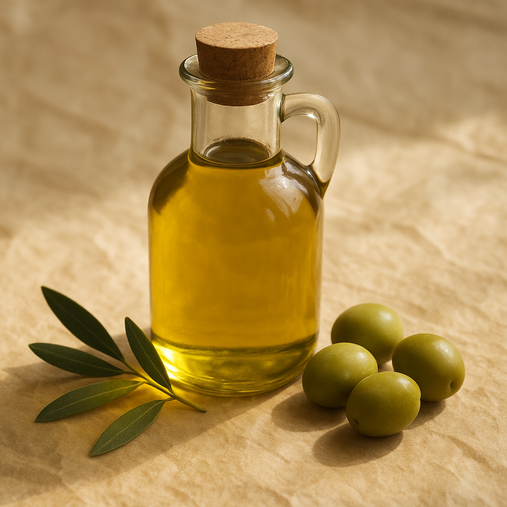 Bottle of extra virgin olive oil