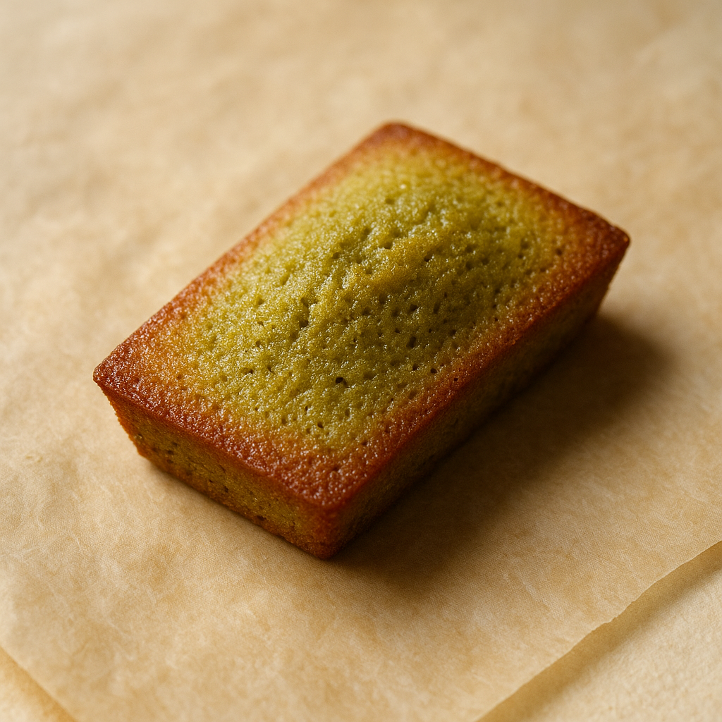 Green tea almond cakes