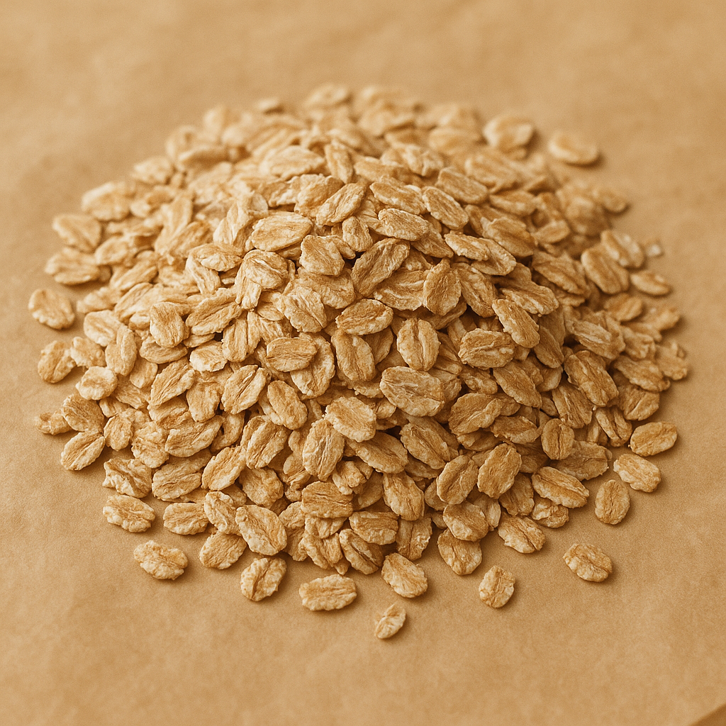 Rolled spelt flakes