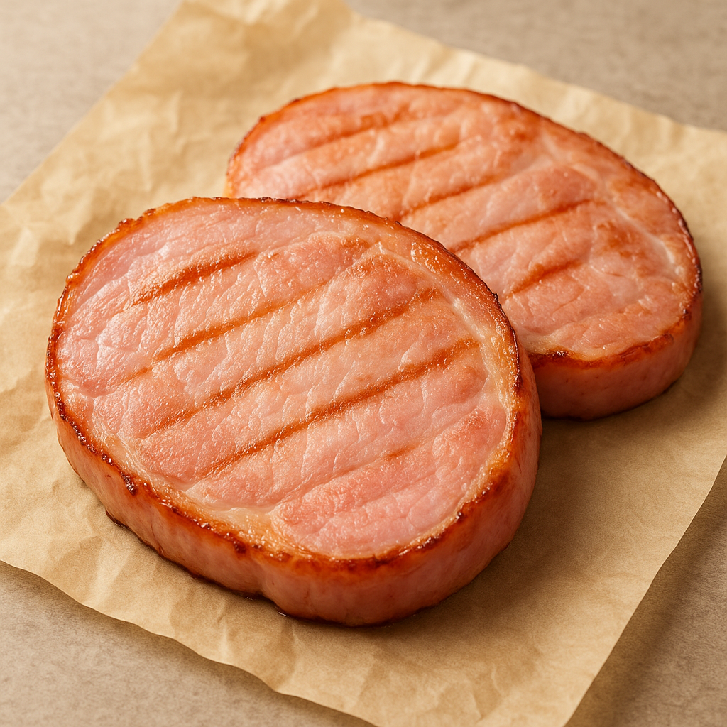 Thick-cut gammon steaks