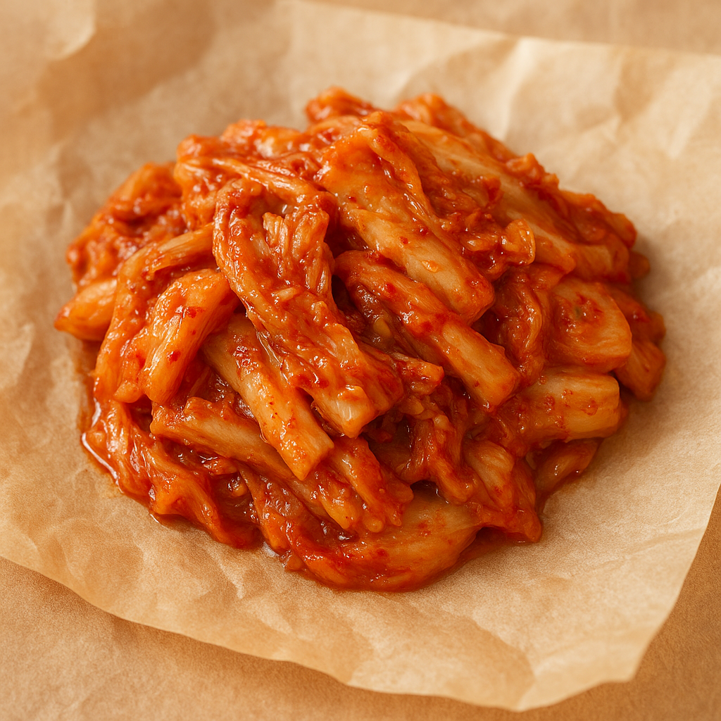 Spicy fermented cabbage condiment