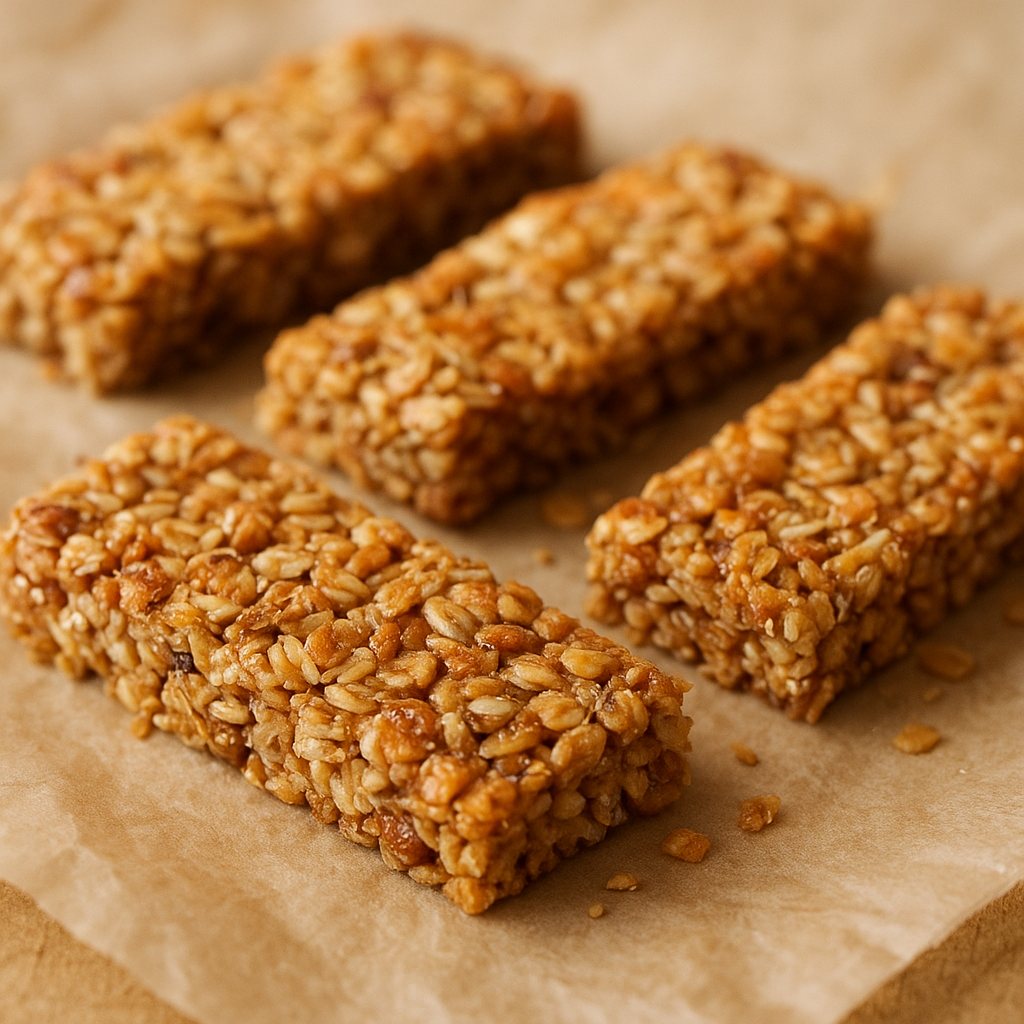 Oats and honey granola bars