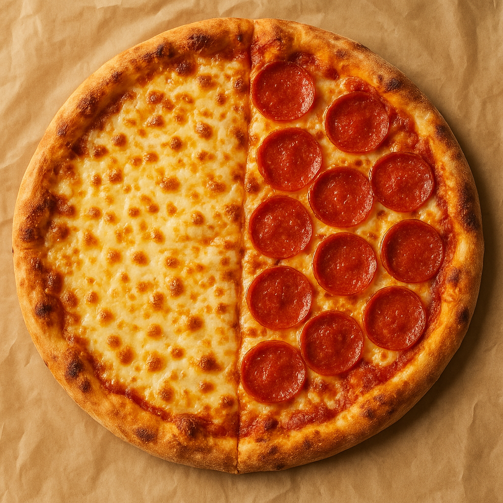 A carton of half and half