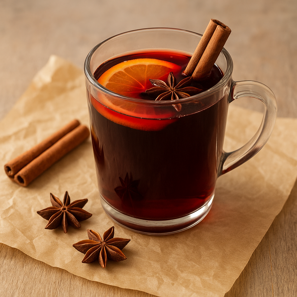 Spiced red wine beverage