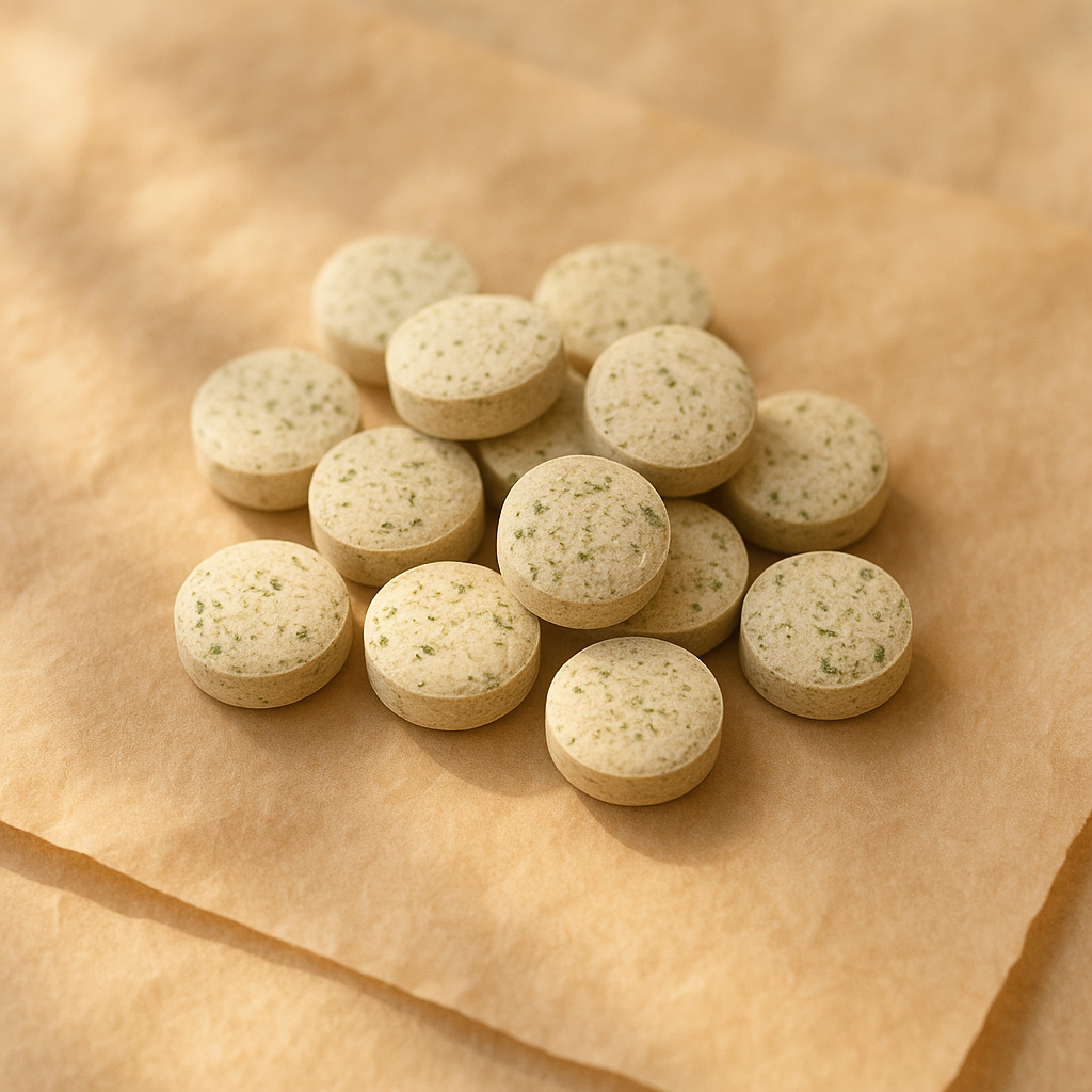 Herbal laxative tablets