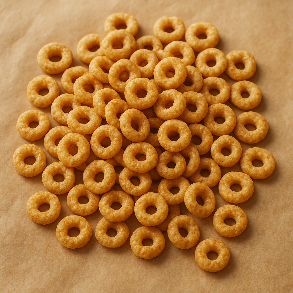 Honey Nut Cheerios cereal pieces