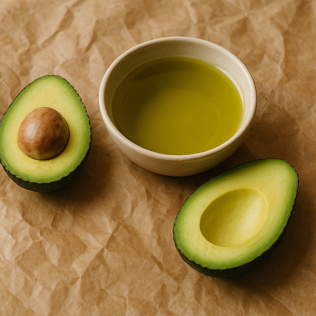 Bottle of avocado oil
