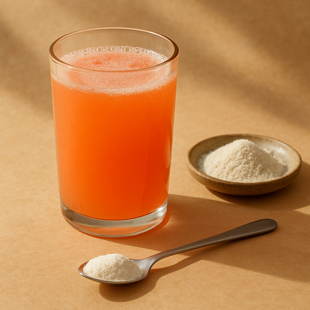 Powdered electrolyte drink mix