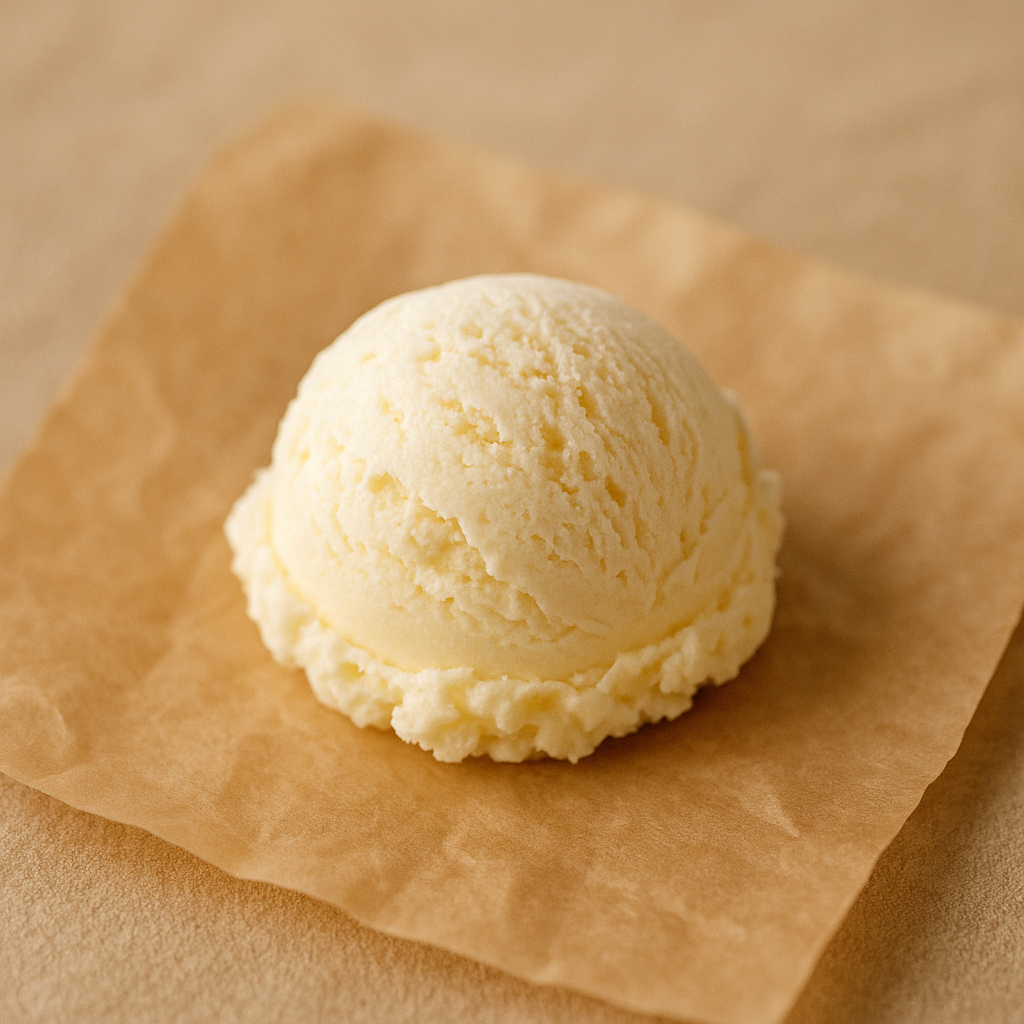 Bite-sized ice cream pieces with a crunchy coating