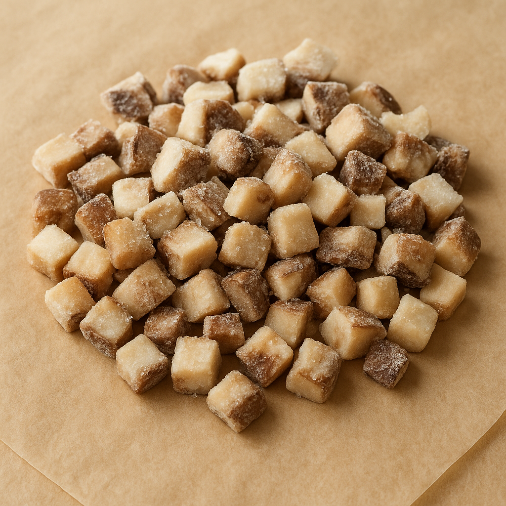 Diced crimini mushrooms