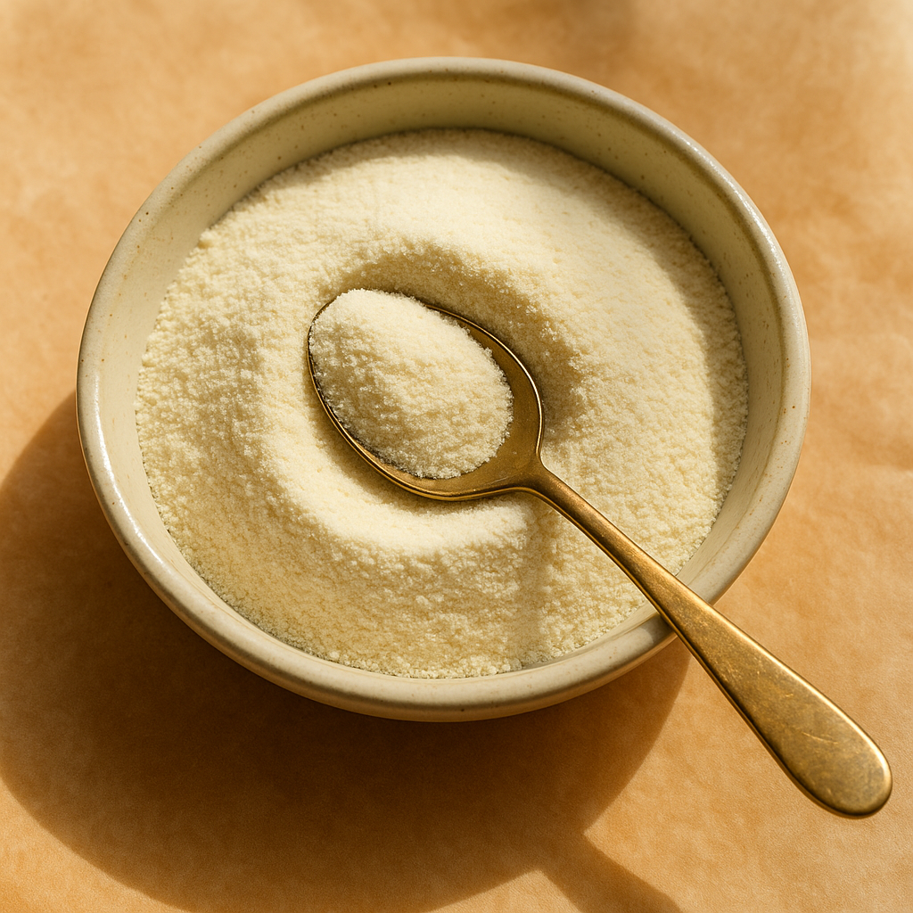 Vanilla flavored collagen powder