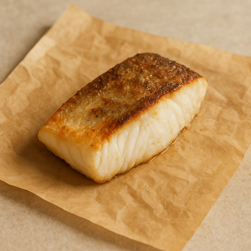 Frozen black pollock fillet pieces