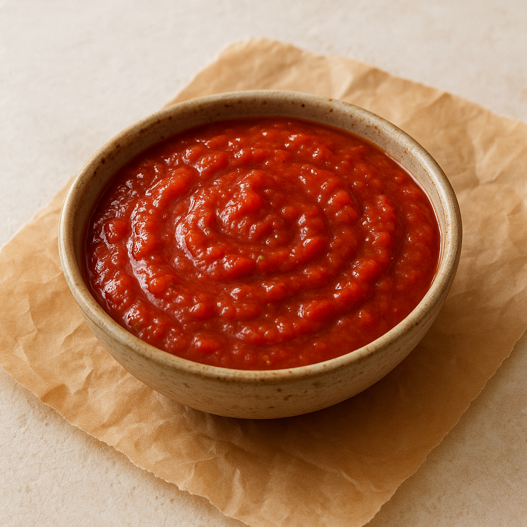 Jar of marinara sauce