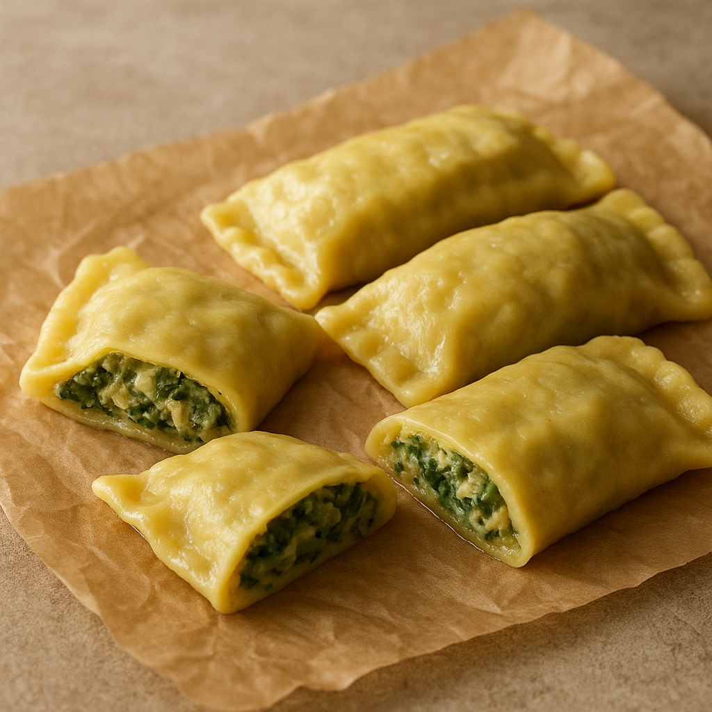 Filled pasta pockets