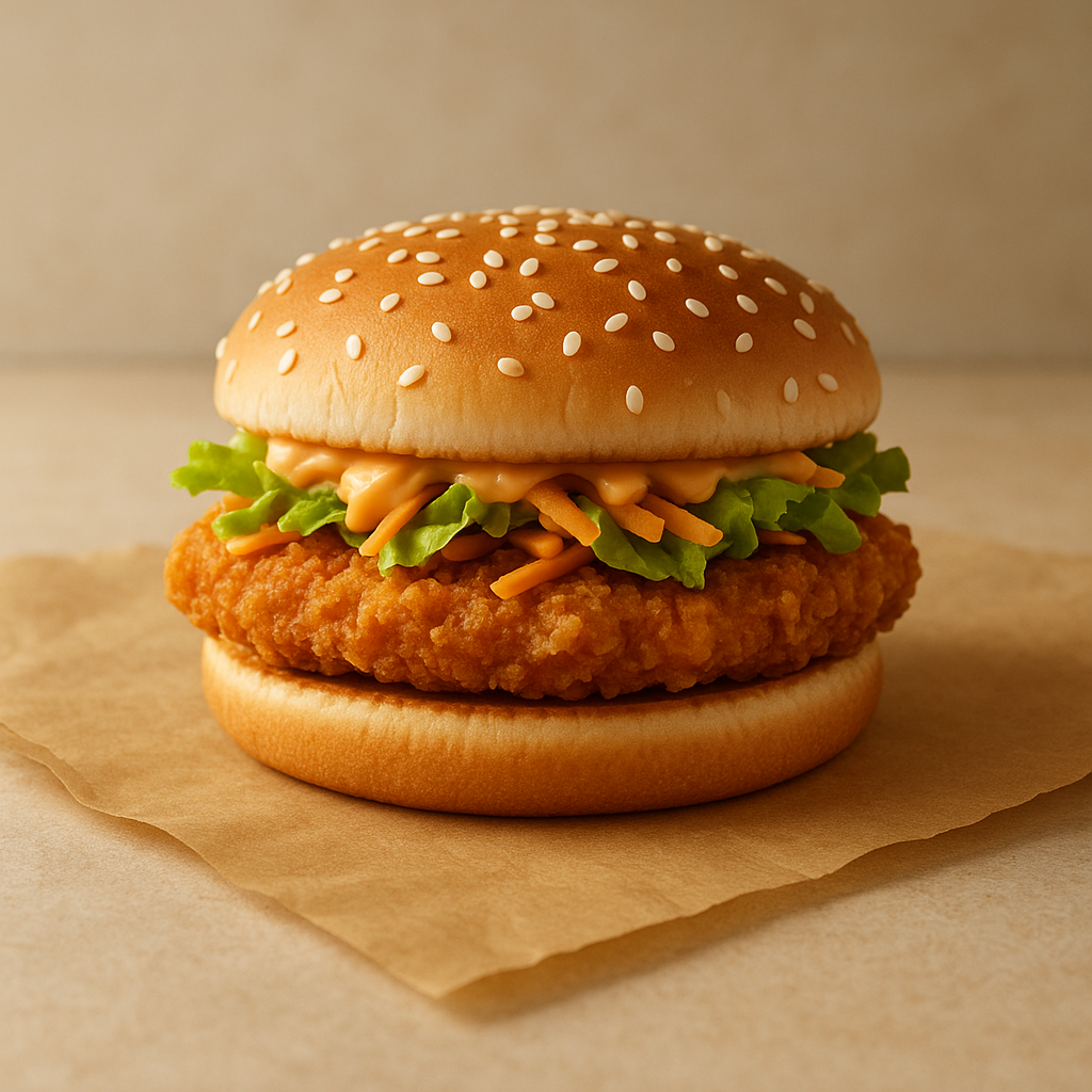 Crispy chicken pieces coated in sauce