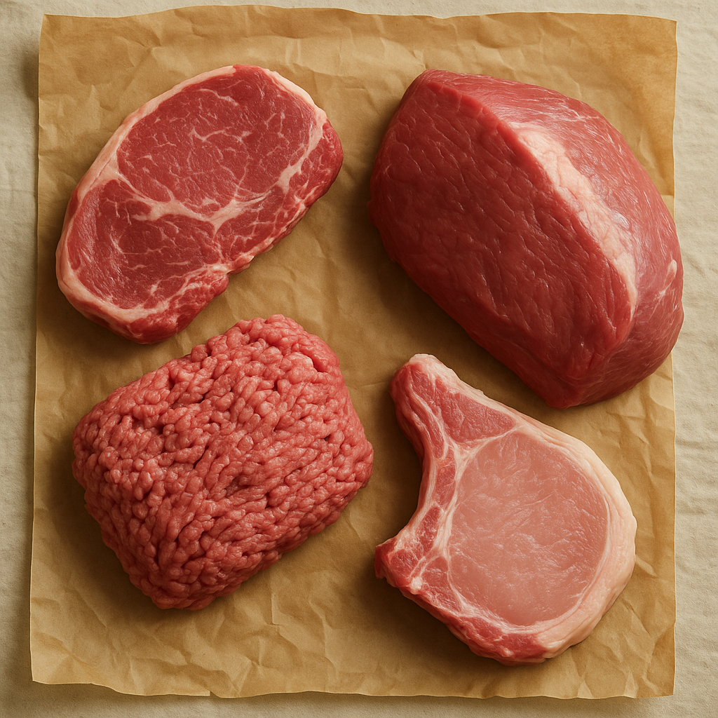 Mini seasoned meat patties
