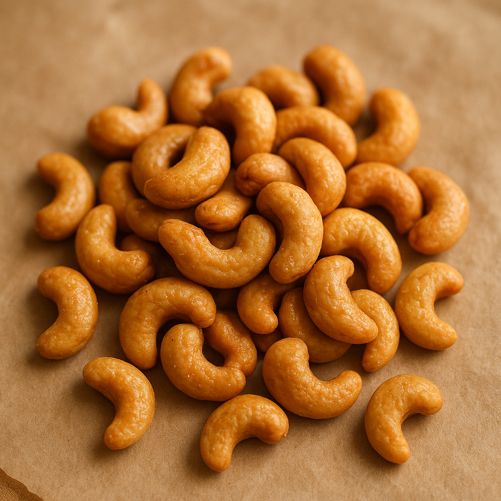Oil roasted unsalted cashews