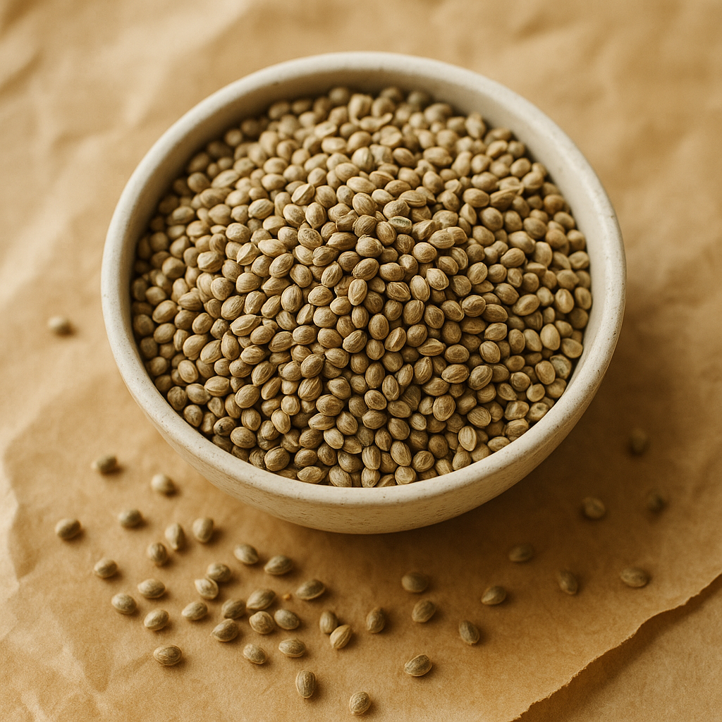 Organic hulled hemp seeds