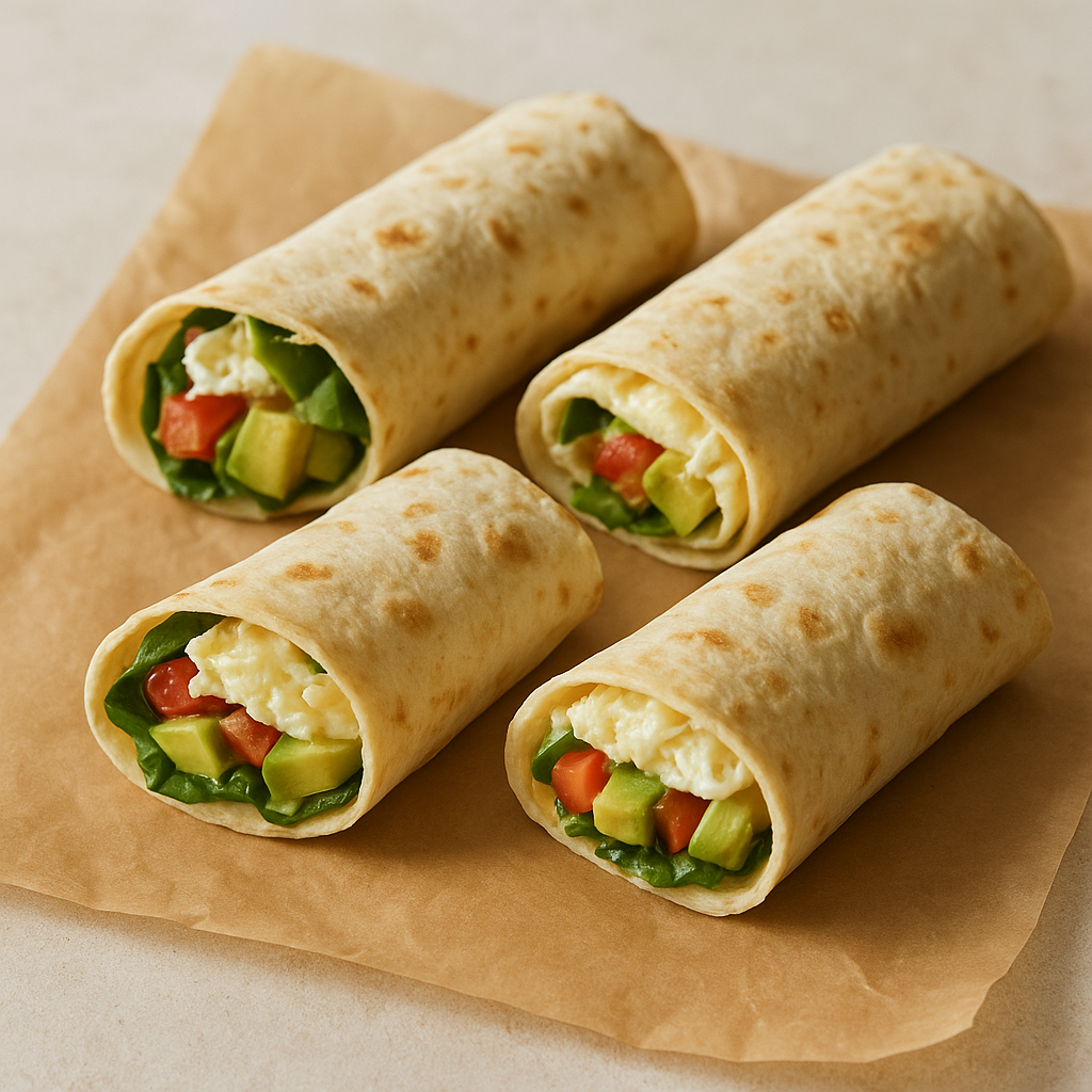 Egg white wraps
