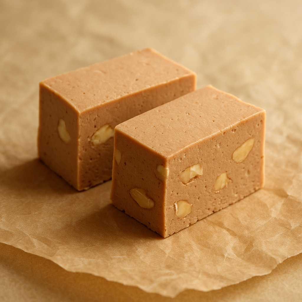 Creamy nougat dessert