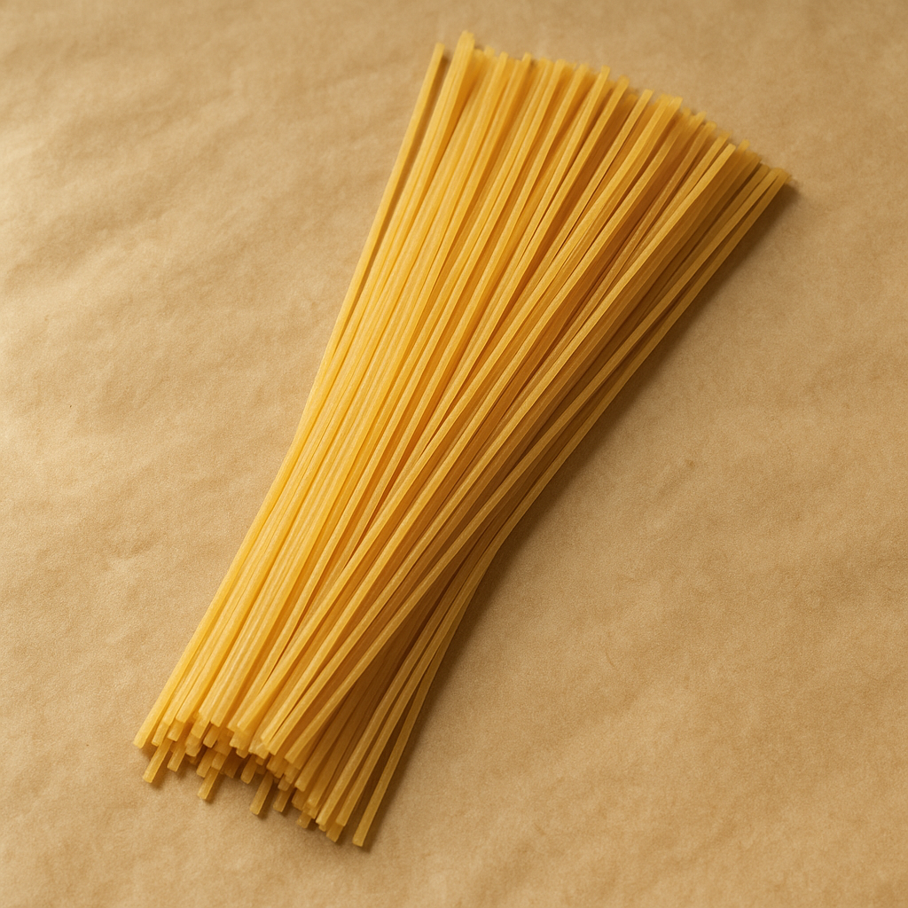 Ridged penne pasta tubes