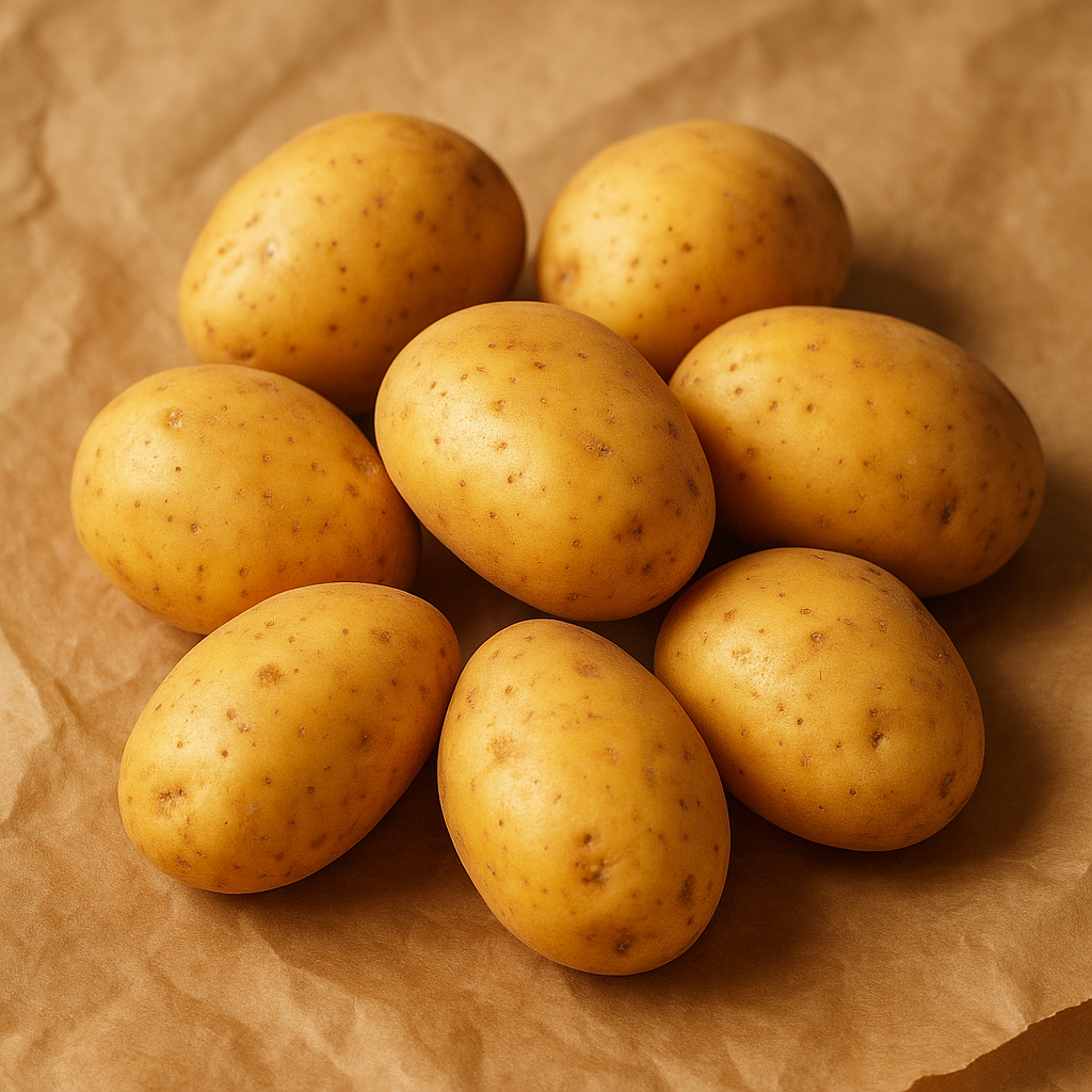 Frozen potato pieces
