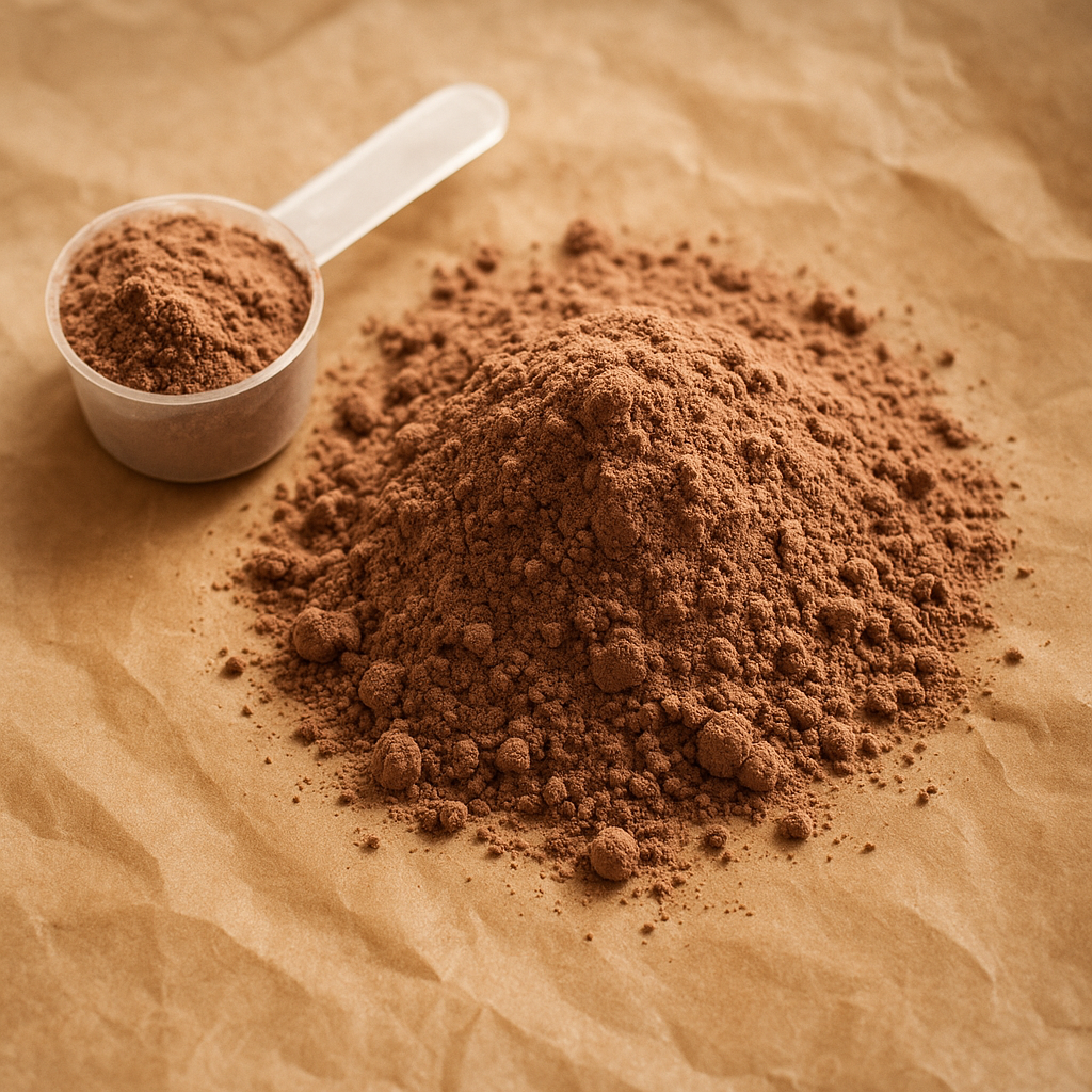 Chocolate flavored powder